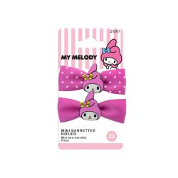 Мини щипки за коса с панделка MY MELODY- 2 бр.