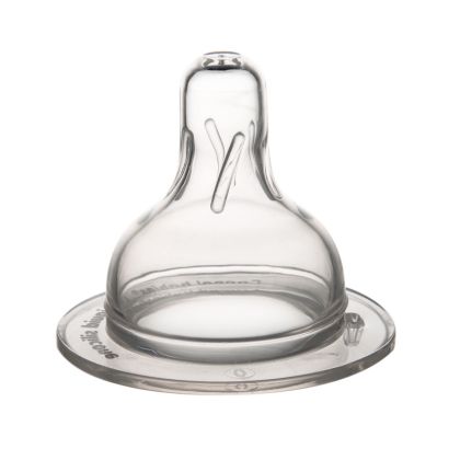 Антиколик силиконов биберон Canpol babies, Easy Start, 3+, 2 бр.