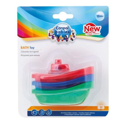 Играчка за баня лодки Canpol babies, 3бр.	