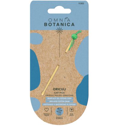 Дървена клечка за уши Omnia Botanica	