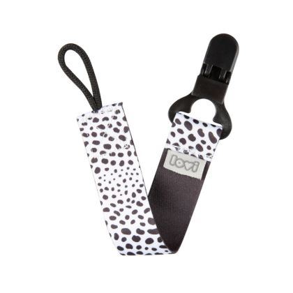Клипс за залъгалка с лента LOVI, Salt and Papper