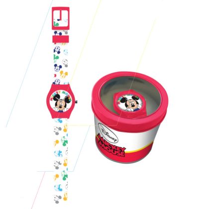 Аналогов часовник в метална кутия Mickey