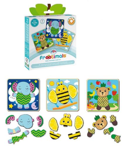 Комплект от три мини пъзела Kids Licensing