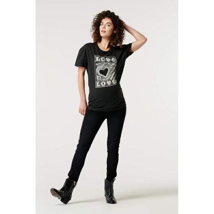 Дънки за бременни Supermom, Austin - Black Denim, Skinny