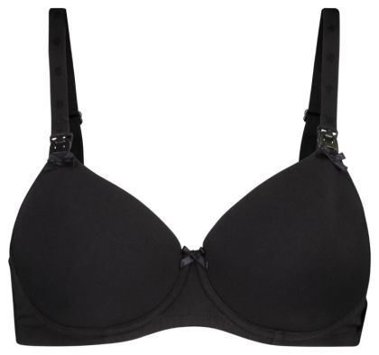 Сутиен за бременност и кърмене Noppies, Basic, черен