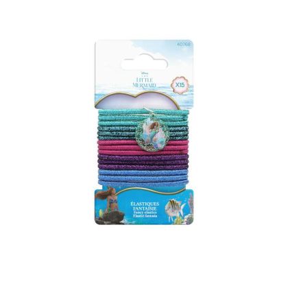 Модни ластици за коса Little Mermaid- 15 бр.