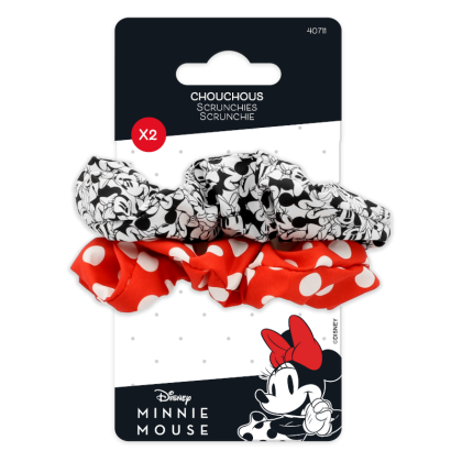 Скрънчи ластици за коса Minnie- 2 бр.