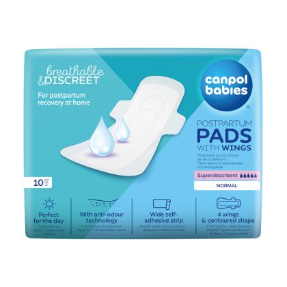 Следродилни превръзки с крилца Canpol babies, Day 10 бр.