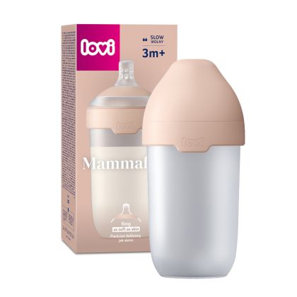 Шише за хранене Mammafeel, Lovi, 250мл., 3м.+