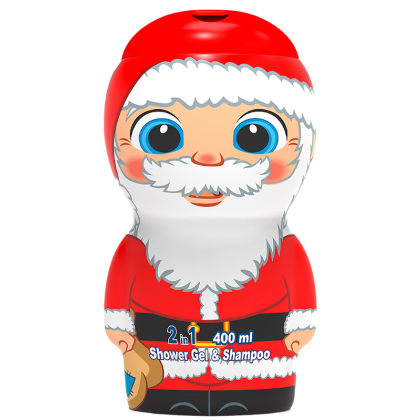 Душ гел и шампоан 2в1 2D Santa, 400мл.