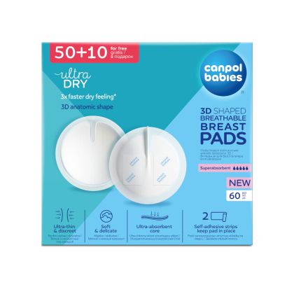 Подплънки за кърма Canpol babies, 60 броя