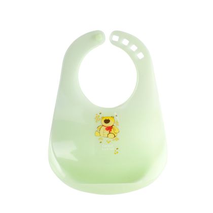 Пластмасов лигавник Canpol babies, "Happy Animals", зелен