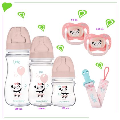 Комплект Canpol babies, ANIMALS- розов