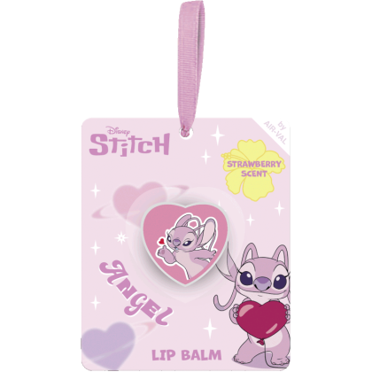 Балсам за устни в кутийка-сърце Angel, Stitch