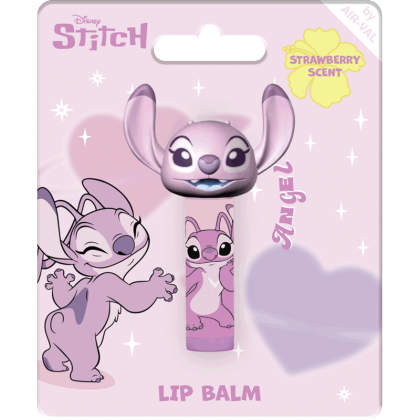 Балсам за устни с 3D капачка Angel, Stitch