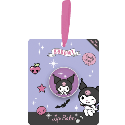 Балсам за устни в кръгла кутийка Kuromi