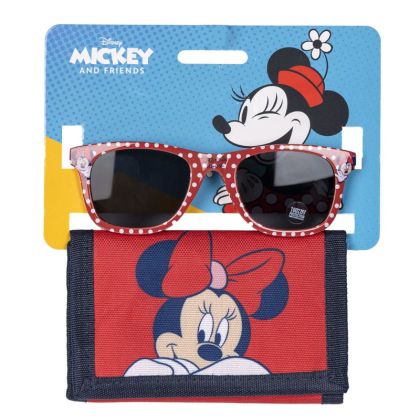 Комплект слънчеви очила и портмоне Minnie