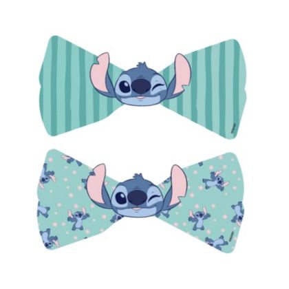Мини щипки за коса с панделка Stitch- 2 бр.