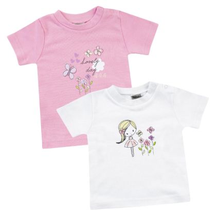 Тениски с къс ръкав MULTIPACK Girls, 2бр.