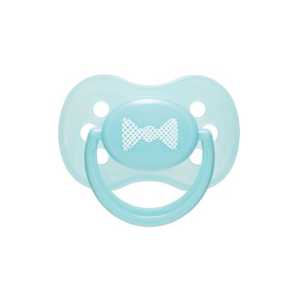 Силиконова  залъгалка със симетрична форма Canpol babies, Pastelove, 6-18м, тюркоазена