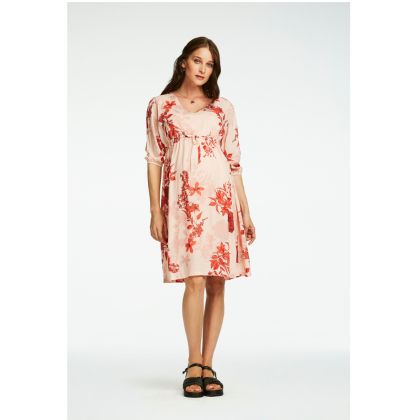 Рокля за бременни с 3/4 ръкав Queen mum