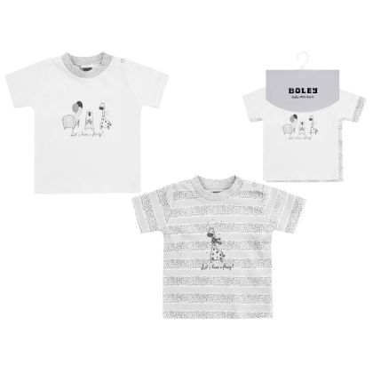 Блуза с къс ръкав 2 бр. Jacky baby,  Boley, MULTIPACK Unisex