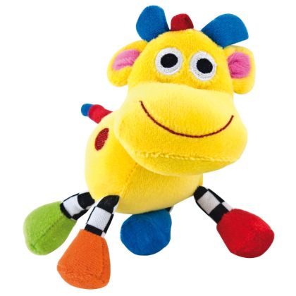 Велурена дрънкаща играчка Canpol babies, Crazy Animals, магаренце