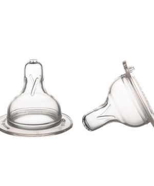 Антиколик силиконов биберон Canpol babies, Easy Start, 3+, 2 бр.