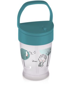 Чаша със сламка Lovi, JUNIOR, Lovely Boy, 250ml., синя