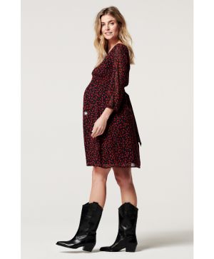 Рокля за бременност и кърмене с 3/4 ръкав Noppies, Liane