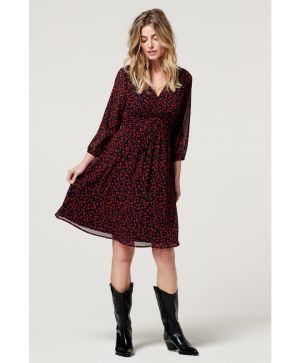 Рокля за бременност и кърмене с 3/4 ръкав Noppies, Liane