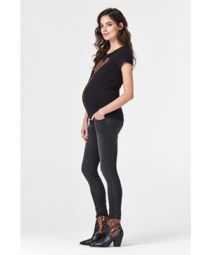 Блуза за бременни с къс ръкав Supermom, Heart