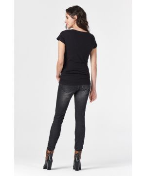 Блуза за бременни с къс ръкав Supermom, Heart