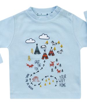 Блуза с дълъг ръкав Jacky baby, NATIVE RACCOON