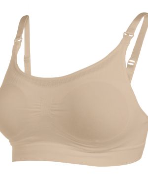 Бюстие за бременност и кърмене Noppies, бежово