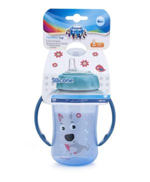 Преходна чаша с мек накрайник Canpol babies,Cute Animals, 320мл
