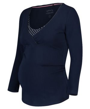 Топ за бременност и кърмене с ръкави 7/8 Noppies, Demi