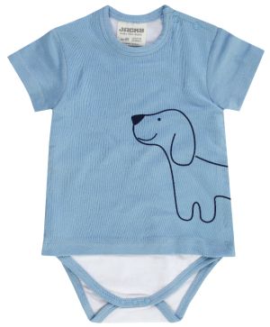 Боди-блуза с къс ръкав Jacky baby, HAPPY CAR FRIENDS