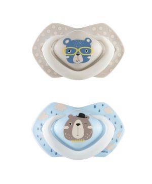 Симетрични залъгалки Canpol babies, BONJOUR PARIS, 6-18м.