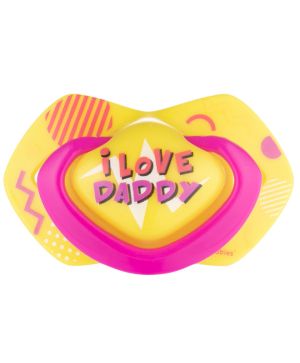 Симетрични залъгалки Canpol babies, NEON LOVE, 18м.+