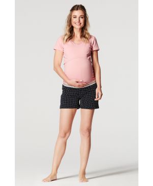 Топ за бременност и кърмене с къс ръкав Noppies, Floor