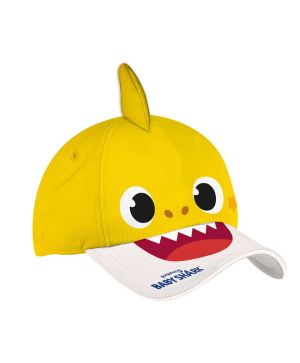 Шапка с козирка Coriex, Baby Shark, жълта