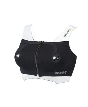 Бюстие за лесно изцеждане Medela, Easy Expression, L, черно