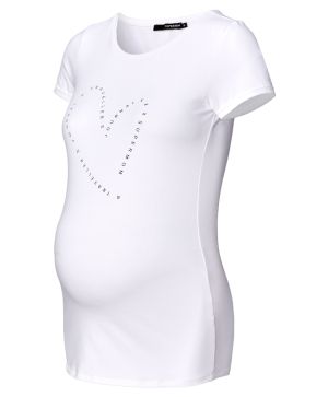 Блуза за бременни с къс ръкав Noppies, Text Heart