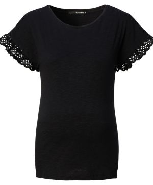 Блуза за бременни с къс ръкав Supermom, Broderie