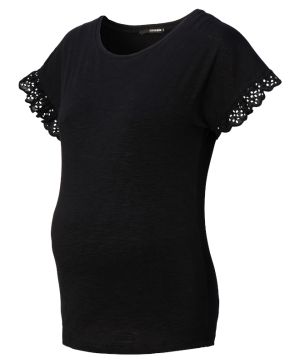 Блуза за бременни с къс ръкав Supermom, Broderie