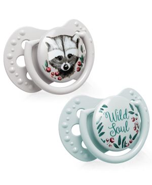 Силиконови залъгалки Wild Soul, Lovi, 2бр, 3-6 м