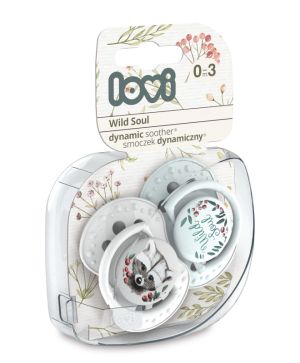 Силиконови залъгалки Wild Soul, Lovi, 2бр, 0-3 м