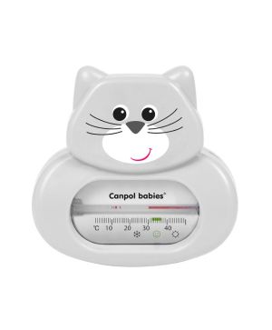 Термометър за баня Canpol babies, бяло коте