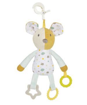 Мека играчка с чесалка Canpol babies, Mouse